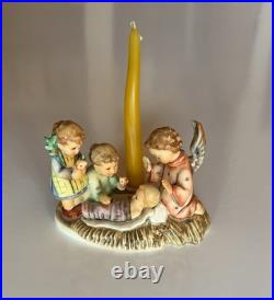 Hummel Silent Night Candleholder Christmas Germany Nativity #54 Goebel withBox