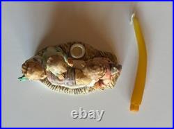 Hummel Silent Night Candleholder Christmas Germany Nativity #54 Goebel withBox