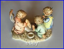 Hummel Silent Night Candleholder Christmas Germany Nativity #54 Goebel withBox