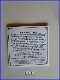 Hummel Silent Night Candleholder Christmas Germany Nativity #54 Goebel withBox