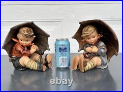 Hummel Umbrella Boy / Girl 8 Figurines made by Goebel Germany