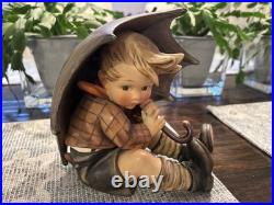 Hummel Umbrella Boy Large 8Tall TMK-3 C. 1960s Mint Condition
