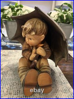 Hummel Umbrella Boy Large 8Tall TMK-3 C. 1960s Mint Condition