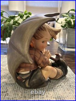 Hummel Umbrella Boy Large 8Tall TMK-3 C. 1960s Mint Condition