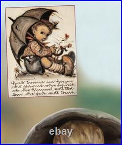 Hummel Umbrella Boy Large 8Tall TMK-3 C. 1960s Mint Condition