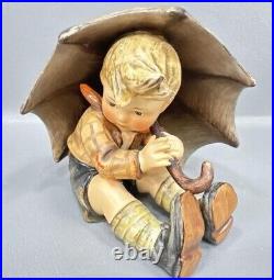 Hummel Vintage Porcelain Figurine 5 # 152 A Umbrella Boy By Goebel