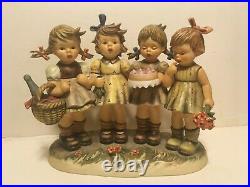 Hummel We Wish You The Best #600 Excellent Condition Missing Flowers 1989