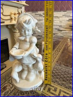 Hummel White Figurine Hum 197/1 Working Pattern with Archival Pattern Seal