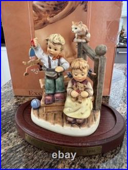 Hummel Wishes Come True # 2025/A Exclusive Edition 2000-2001 MIB with Wood Base