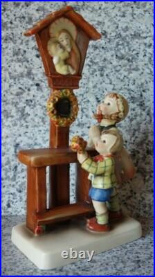 Hummel figurine Hum 23/3 Adoration TMK 1 Crown Mark largest size Hummel figurine Hum 23/3 Adoration TMK 1 Crown Mark largest size