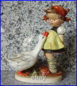Hummel figurine Hum 47/2 Goose Girl TMK 1 Double Crown Mark largest size Hummel figurine Hum 47/2 Goose Girl TMK 1 Double Crown Mark largest size