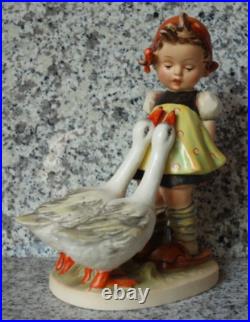 Hummel figurine Hum 47/2 Goose Girl TMK 1 Double Crown Mark largest size Hummel figurine Hum 47/2 Goose Girl TMK 1 Double Crown Mark largest size