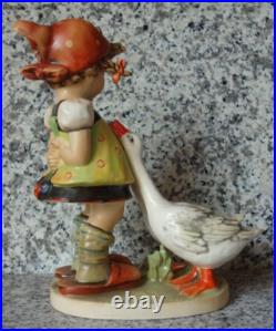 Hummel figurine Hum 47/2 Goose Girl TMK 1 Double Crown Mark largest size Hummel figurine Hum 47/2 Goose Girl TMK 1 Double Crown Mark largest size