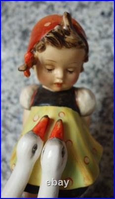 Hummel figurine Hum 47/2 Goose Girl TMK 1 Double Crown Mark largest size Hummel figurine Hum 47/2 Goose Girl TMK 1 Double Crown Mark largest size