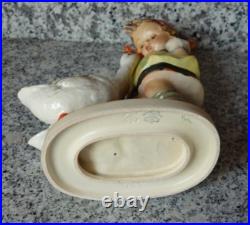 Hummel figurine Hum 47/2 Goose Girl TMK 1 Double Crown Mark largest size Hummel figurine Hum 47/2 Goose Girl TMK 1 Double Crown Mark largest size