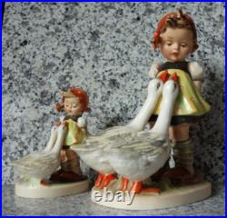 Hummel figurine Hum 47/2 Goose Girl TMK 1 Double Crown Mark largest size Hummel figurine Hum 47/2 Goose Girl TMK 1 Double Crown Mark largest size