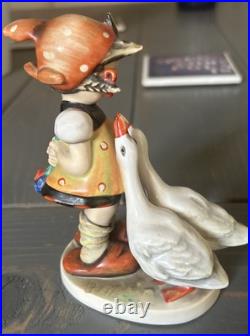 Hummel figurine Hum 47. Goose Girl TMK 1 Double Crown Mark early piece Hummel figurine Hum 47. Goose Girl TMK 1 Double Crown Mark early piece
