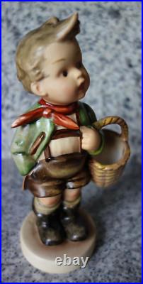 Hummel figurine Hum 51/0 Village Boy TMK 1 Crown Mark large size