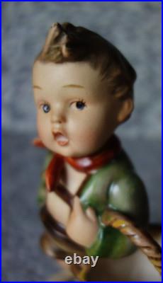 Hummel figurine Hum 51/0 Village Boy TMK 1 Crown Mark large size Hummel figurine Hum 51/0 Village Boy TMK 1 Crown Mark large size