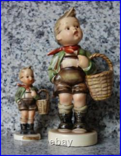 Hummel figurine Hum 51/0 Village Boy TMK 1 Crown Mark large size