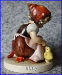 Hummel figurine Hum 57 Chick Girl TMK 1 Double Crown Mark largest version