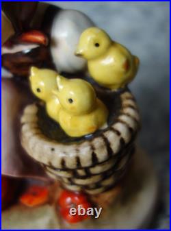 Hummel figurine Hum 57 Chick Girl TMK 1 Double Crown Mark largest version