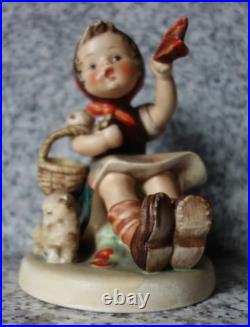 Hummel figurine Hum 65 Farewell TMK 1 Crown Mark painter Robert Lindner
