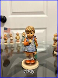 I Wonder 1990 Goebel Hummel 486 Figurine MIB # 241 Porcelain Germany Girl Doll