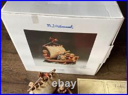 LARGE 1992 Goebel Hummel Figurine Land in Sight #190 Hum 530 WithMedal C. Columbus