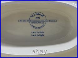 LARGE 1992 Goebel Hummel Figurine Land in Sight #190 Hum 530 WithMedal C. Columbus