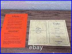 LARGE 1992 Goebel Hummel Figurine Land in Sight #190 Hum 530 WithMedal C. Columbus