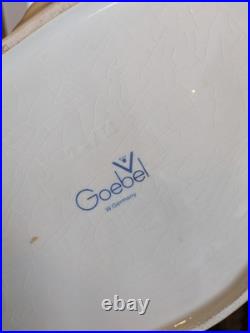 LARGE Goebel Hummel Angel & Baby Lullaby Candleholder 6 X 8 TMK 5 West Germany