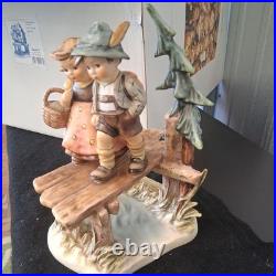 LARGE Goebel Hummel On Our Way HUM #472 TMK 7 Century Collection 8 Figurine