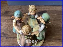 LARGE Goebel Hummel Ring Around The Rosie Figurine #348 7in W Germany