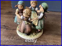 LARGE Goebel Hummel Ring Around The Rosie Figurine #348 7in W Germany