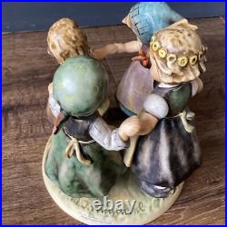 LARGE Goebel Hummel Ring Around The Rosie Figurine #348 7in W Germany