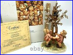 LARGE Hummel Century Figurine 635 WELCOME SPRING 12.25 H W COA & BOX EXCELLENT