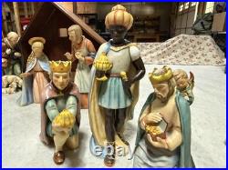 LOT 22 pieces Goebel Hummel 214 Nativity Set with House. Vintage. Christmas Scene