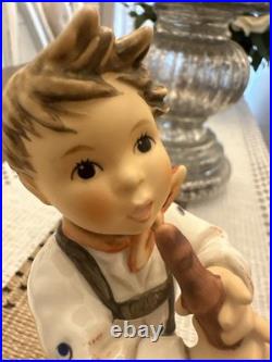 L. E. Hummel Goebel Figurine Cheerful Tune 2150/B TMK 8 Made in Germany SIGNED