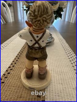 L. E. Hummel Goebel Figurine Cheerful Tune 2150/B TMK 8 Made in Germany SIGNED L. E. Hummel Goebel Figurine Cheerful Tune 2150/B TMK 8 Made in Germany SIGNED