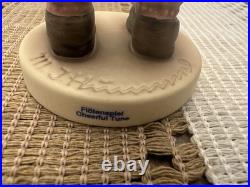L. E. Hummel Goebel Figurine Cheerful Tune 2150/B TMK 8 Made in Germany SIGNED