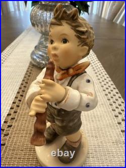 L. E. Hummel Goebel Figurine Cheerful Tune 2150/B TMK 8 Made in Germany SIGNED