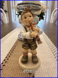 L. E. Hummel Goebel Figurine Cheerful Tune 2150/B TMK 8 Made in Germany SIGNED L. E. Hummel Goebel Figurine Cheerful Tune 2150/B TMK 8 Made in Germany SIGNED