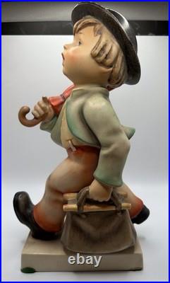 Large 10 Hummel Figurine Merry Wanderer Marked 7/2 Goebel Western Germany