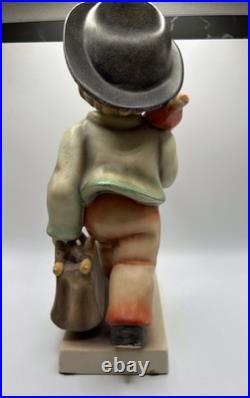 Large 10 Hummel Figurine Merry Wanderer Marked 7/2 Goebel Western Germany