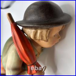 Large 10 Hummel Figurine Merry Wanderer Marked 7/2 Goebel Western Germany