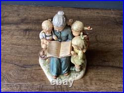 Large Goebel Hummel Figurine Hum 620 A Story From Grandma #620 Exclusive Ed