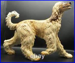 Large Hummel Goebel W. Germany Afghan Hound Porcelain Dog 13 X 17 Z1223
