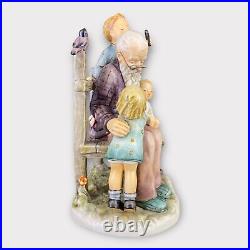 Lg Hummel Goebel German Porcelain Figurine 621 At Grandpa's 0175/10,000 MIB