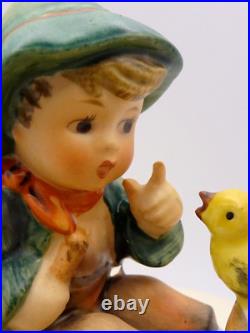 Lot Hummel Goebel Figurines Covered Dish TMK 3&4 Solider Boy Bird Phone Chickens